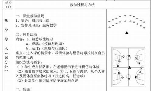 中小学篮球体育课教案_中小学篮球体育课教案设计