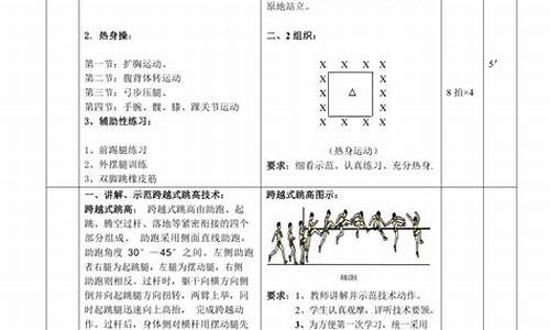 田径体育教案高中_田径体育教案高中生